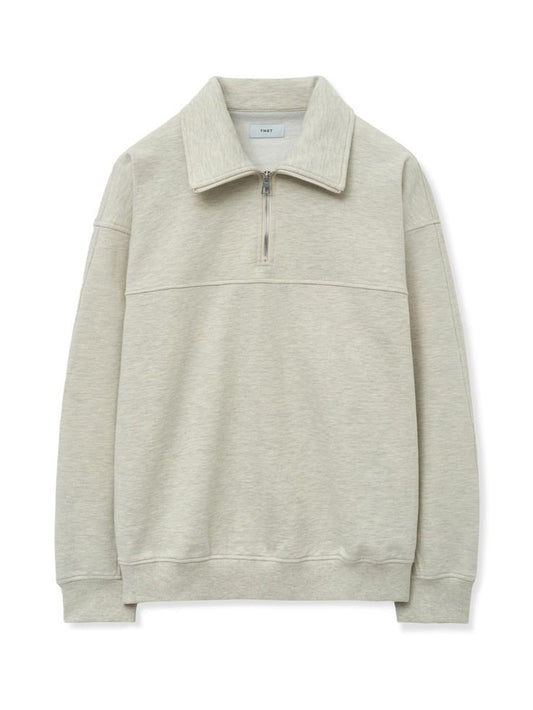 Sandstone - Suede Patch Pocket Oversized Polo