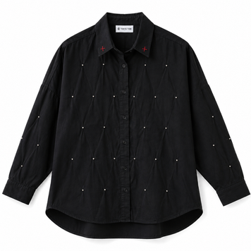 THE BEAD SHIRT - TAMA WHITE