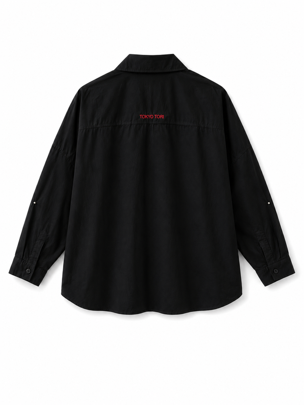 THE BEAD SHIRT - TAMA BLACK