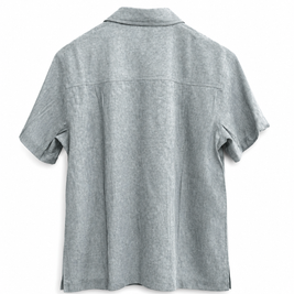 THE DOUBLE BUTTON SHIRT — NAMI · Grey