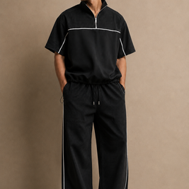 THE TRACK CO ORD PANTS - KOSHI BLACK