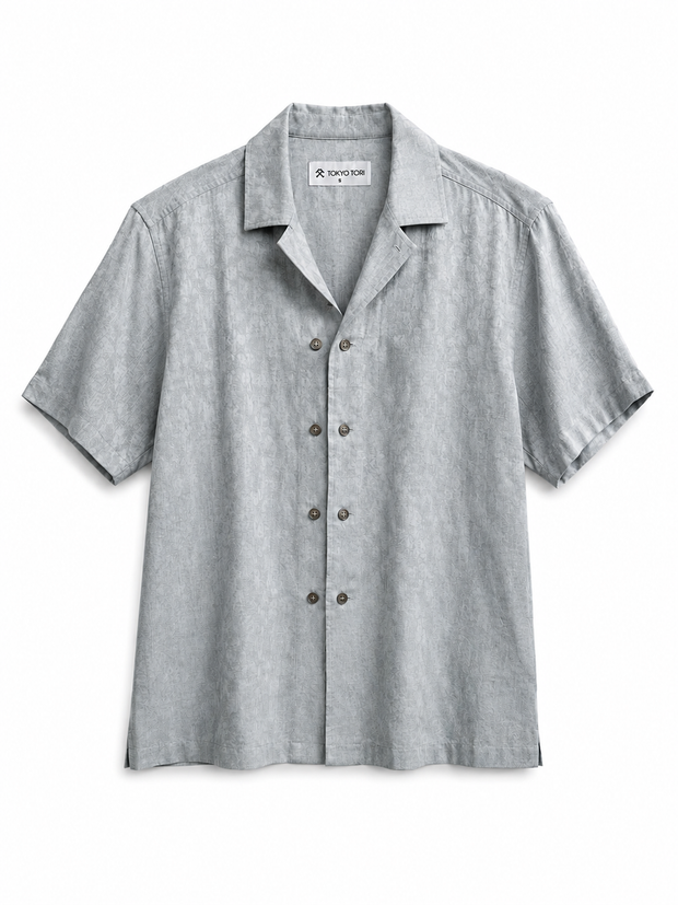 THE DOUBLE BUTTON SHIRT — NAMI · Grey