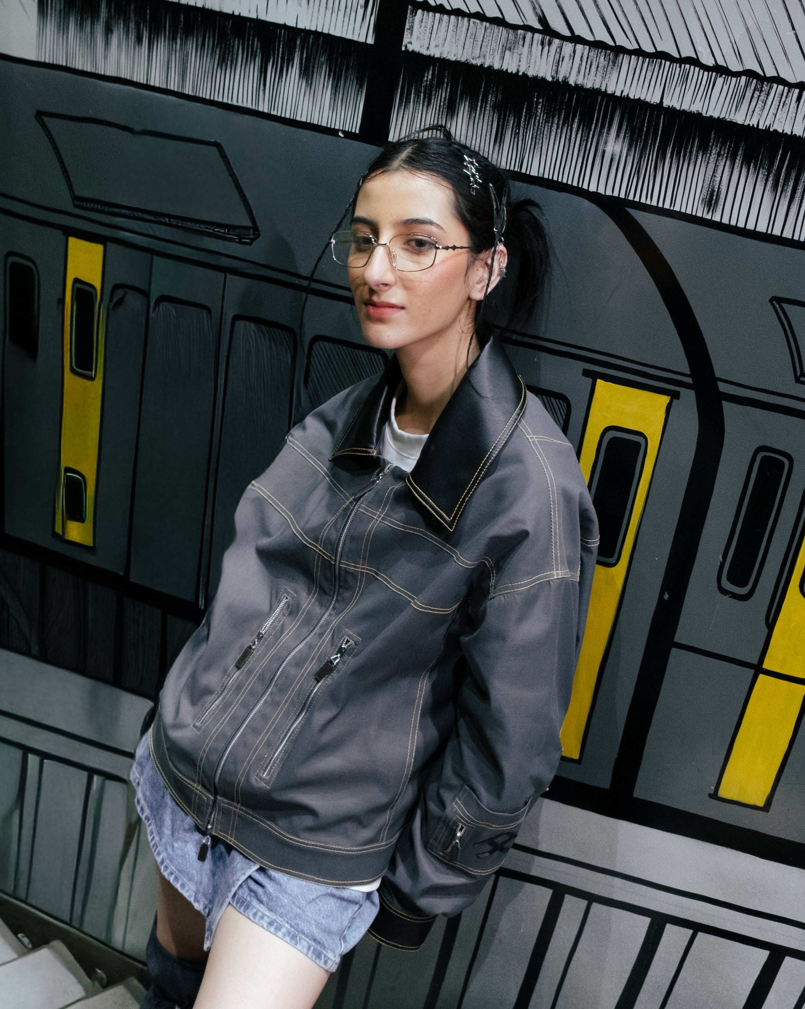 UNLICENSED JACKET CONCRETE ASH