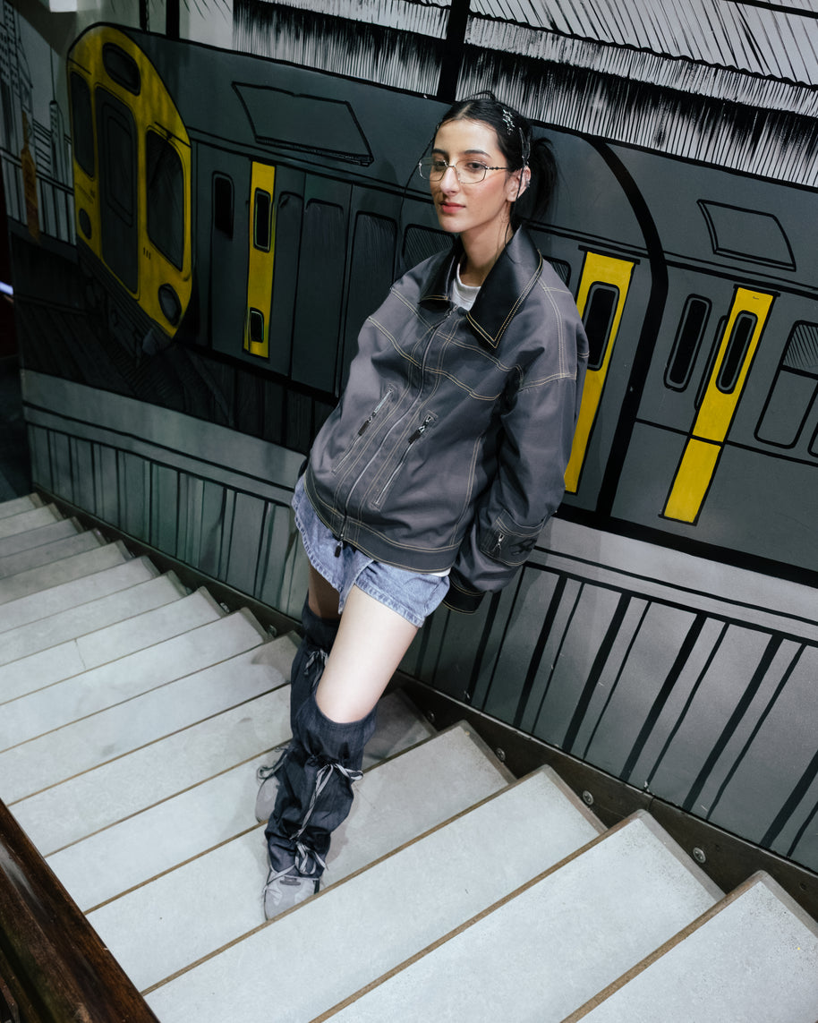 UNLICENSED JACKET CONCRETE ASH