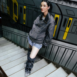 UNLICENSED JACKET CONCRETE ASH