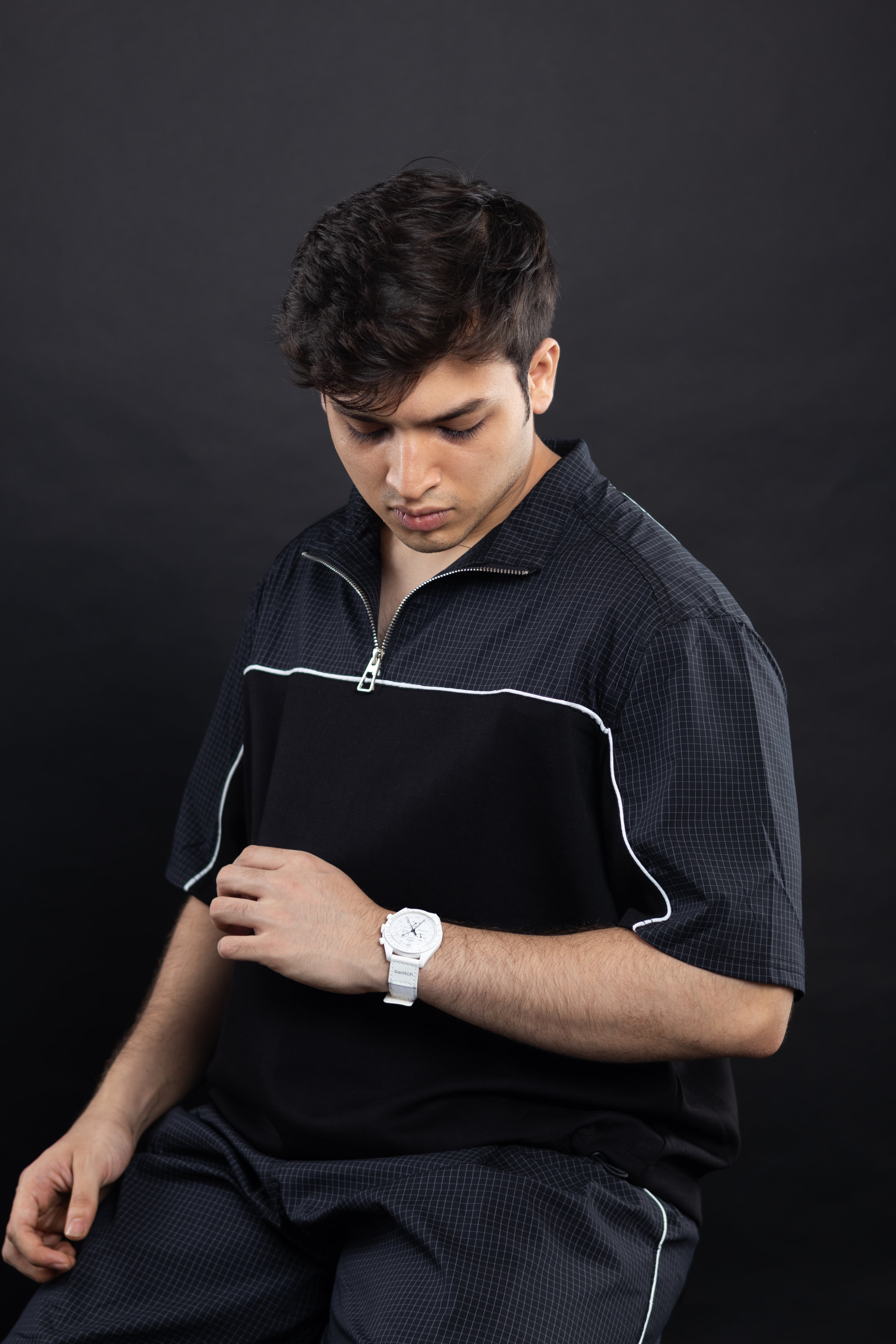 THE TRACK CO ORD TOP - KOSHI BLACK