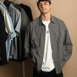 THE CARGO SHIRT - NOHARA SLATE GREY