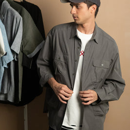 THE CARGO SHIRT - NOHARA SLATE GREY