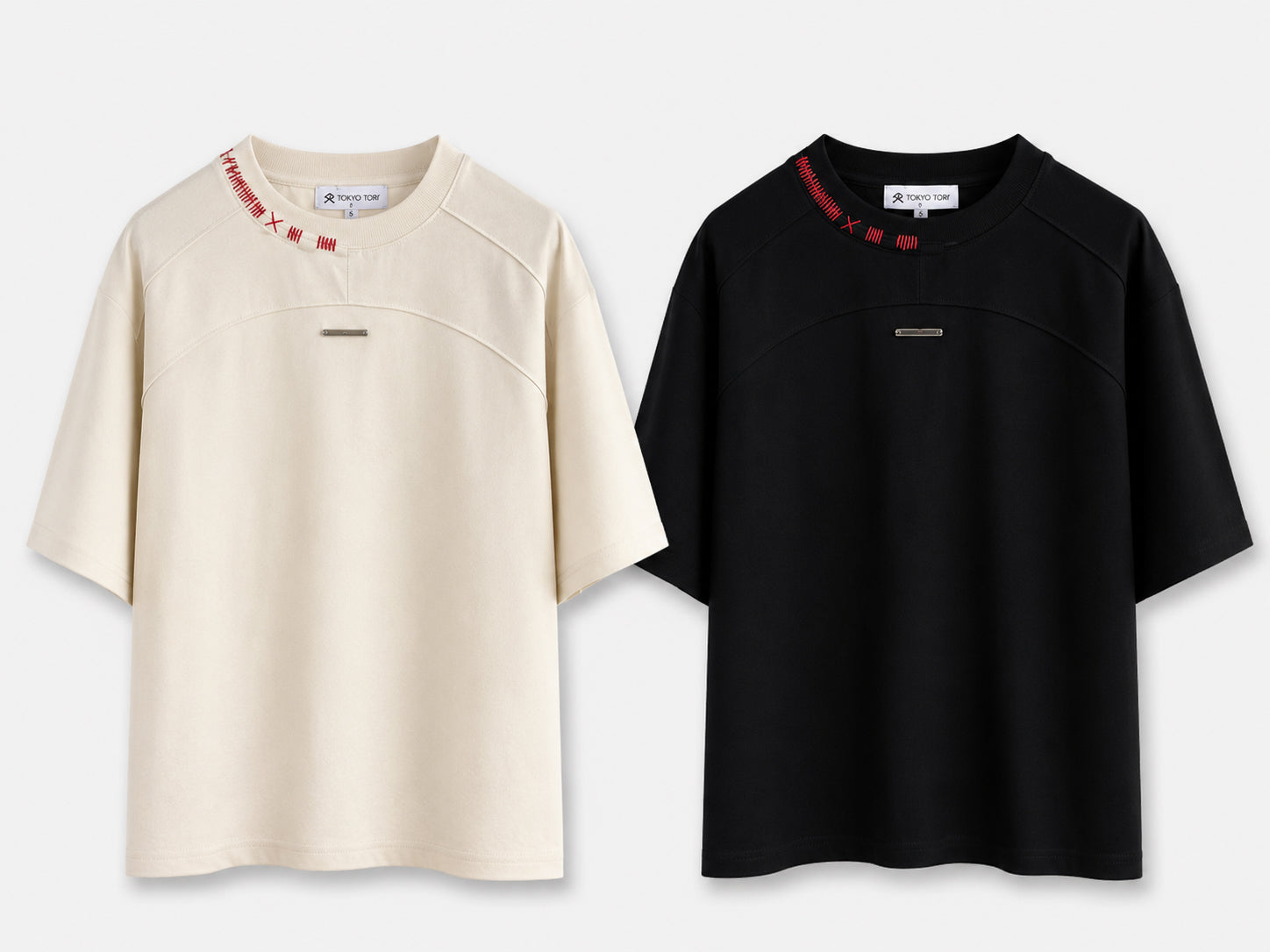 THE STITCH TEE — NUI CREAM