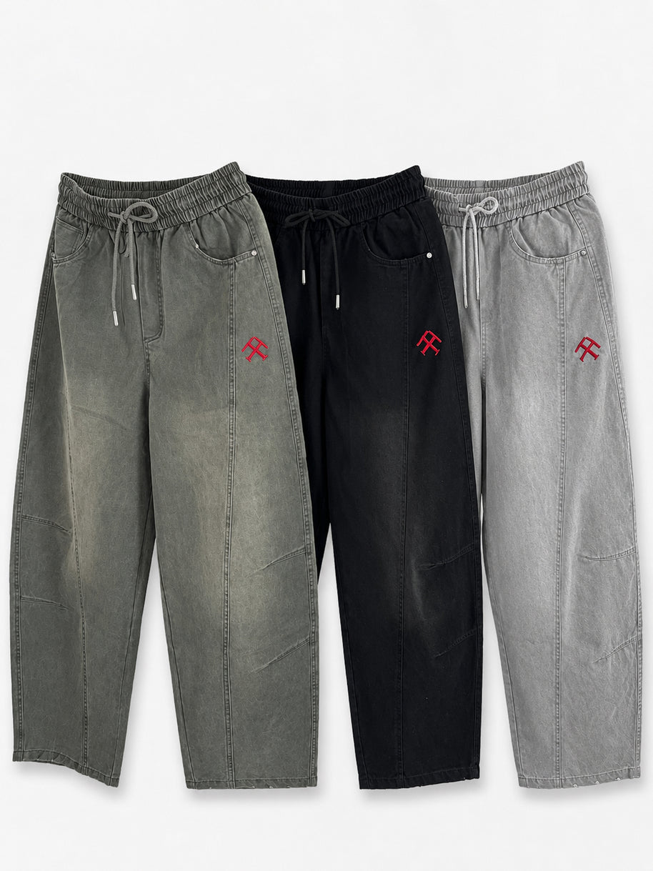 THE WASHED PANT — KEMURI ASH GREY