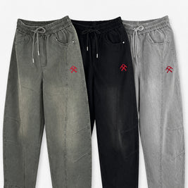 THE WASHED PANT — KEMURI ASH GREY