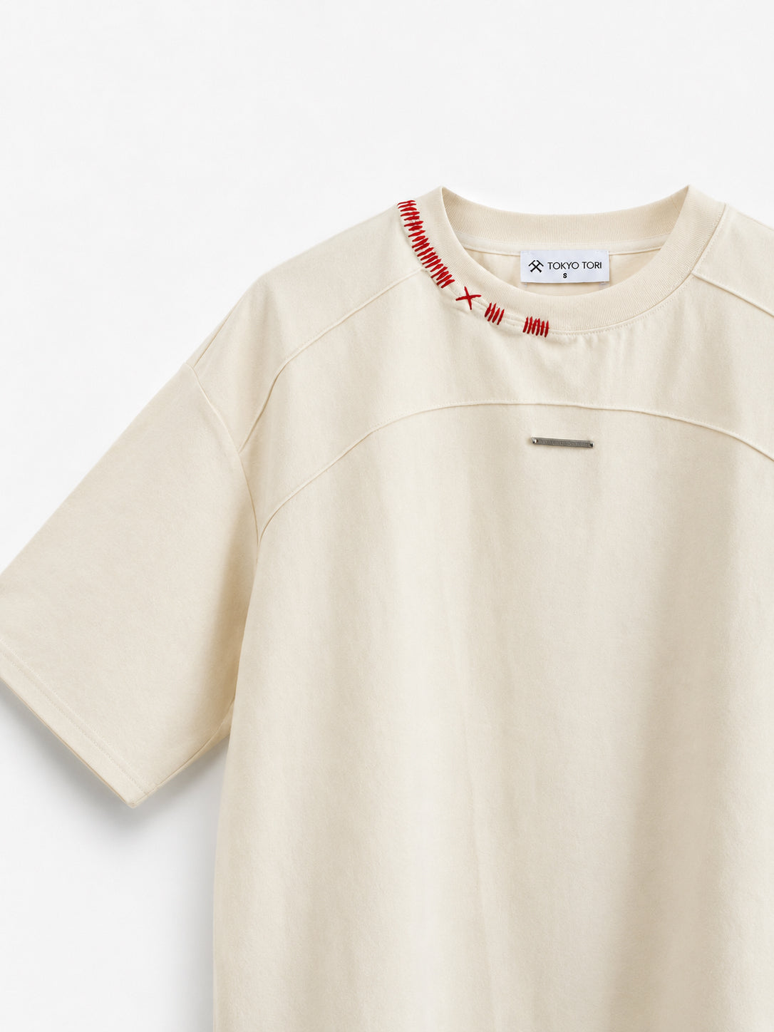 THE STITCH TEE — NUI CREAM