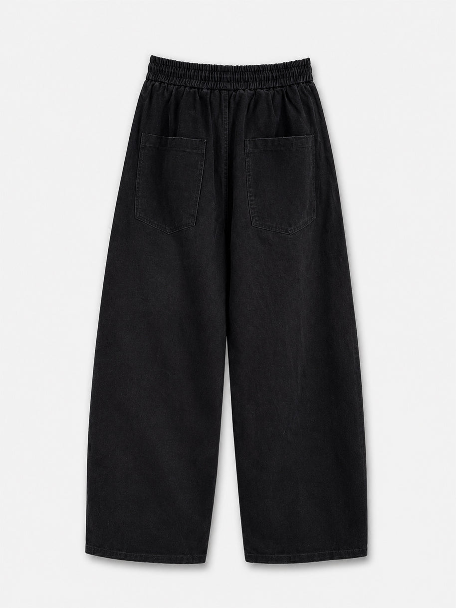 THE WASHED PANT — KEMURI INK BLACK