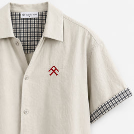THE CAMP SHIRT — KIRI GREY