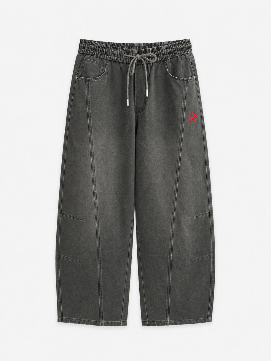 THE WASHED PANT — KEMURI SMOKE OLIVE