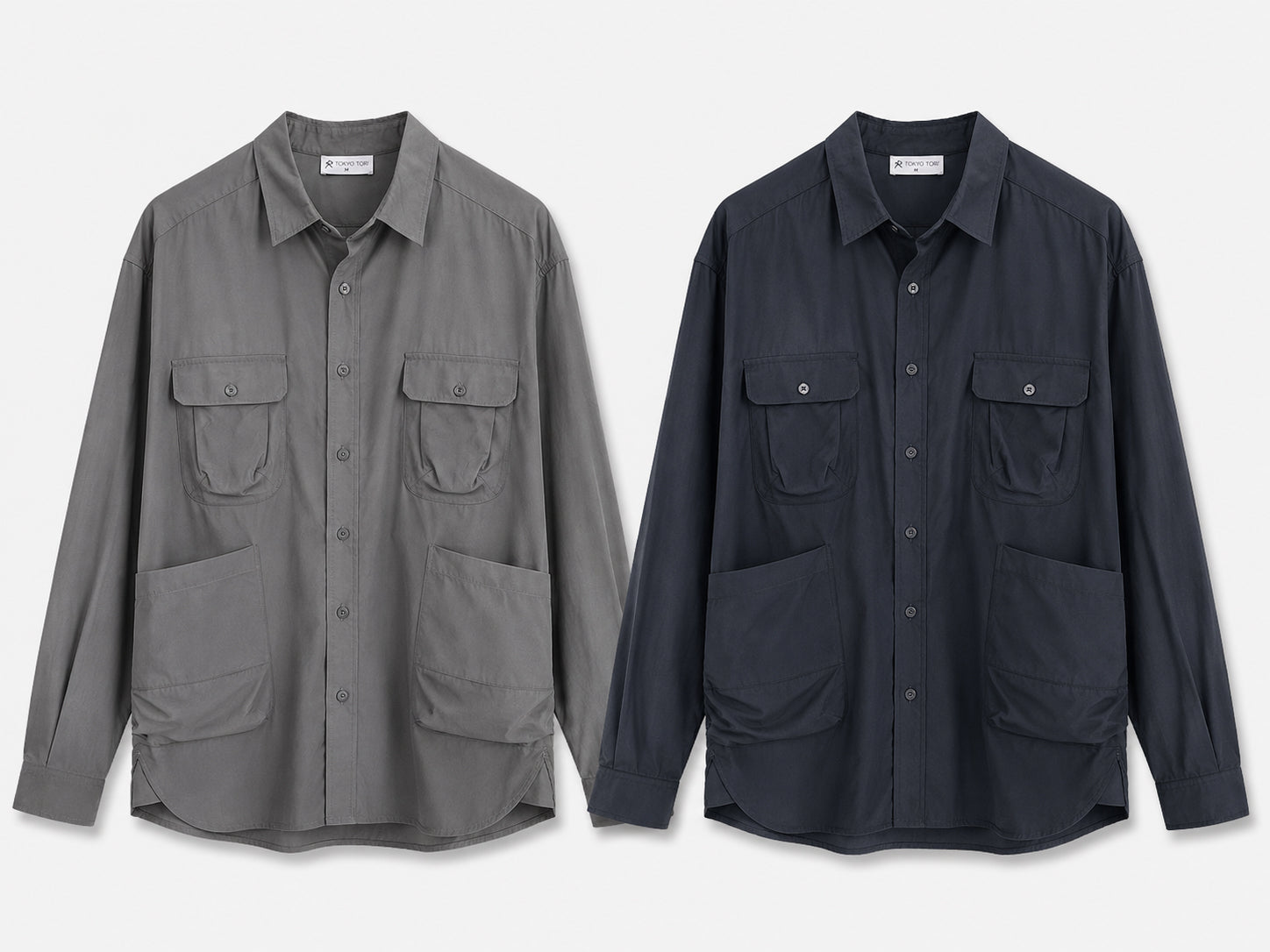 THE FIELD SHIRT - NOHARA SLATE GREY