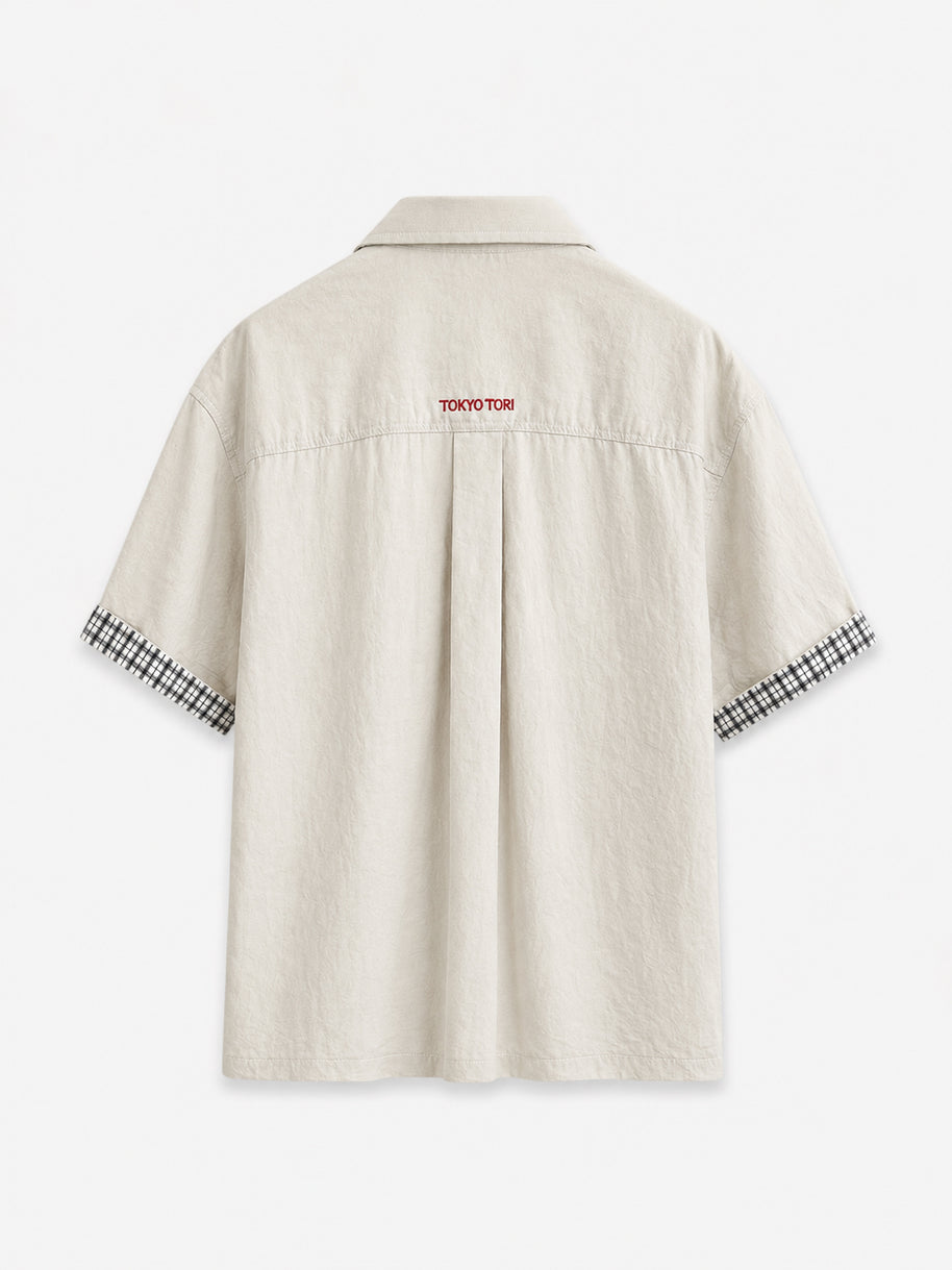 THE CAMP SHIRT — KIRI GREY
