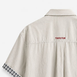 THE CAMP SHIRT — KIRI GREY