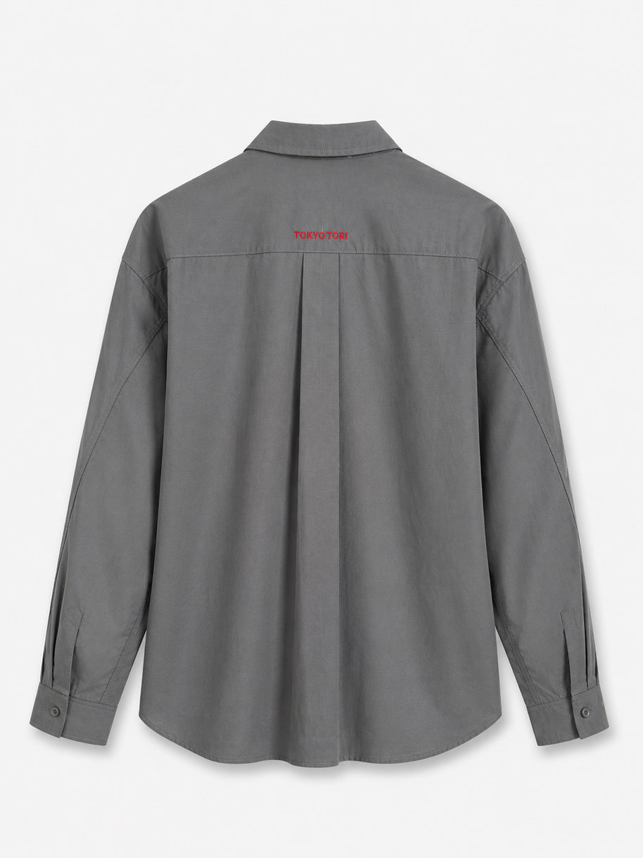 THE FIELD SHIRT - NOHARA SLATE GREY