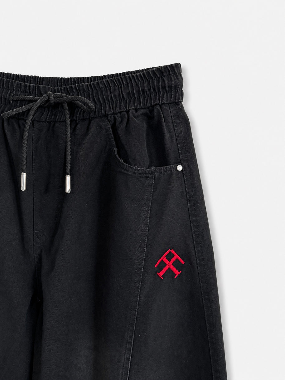 THE WASHED PANT — KEMURI INK BLACK