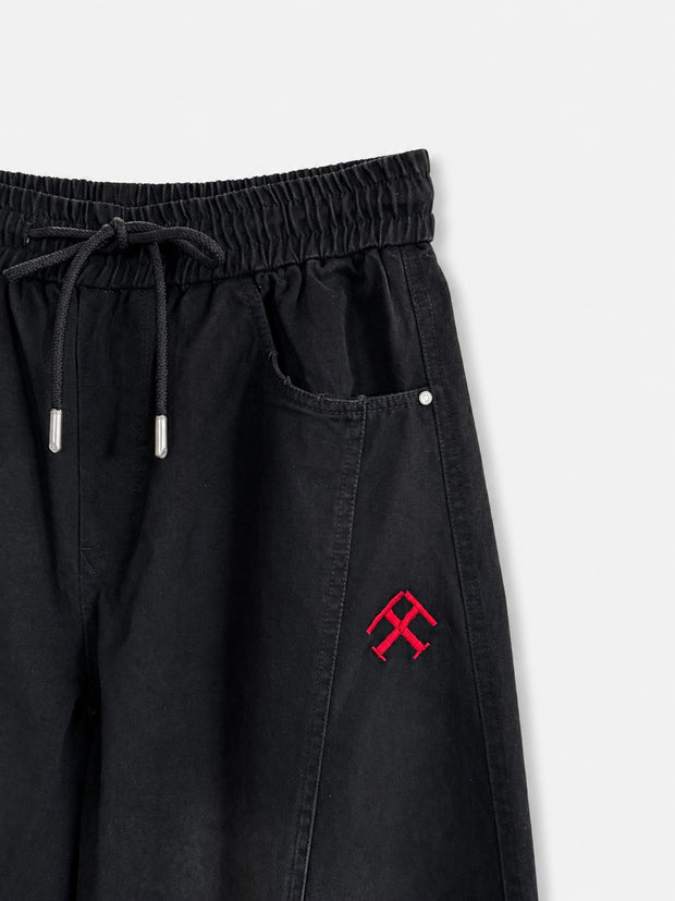 THE WASHED PANT — KEMURI INK BLACK
