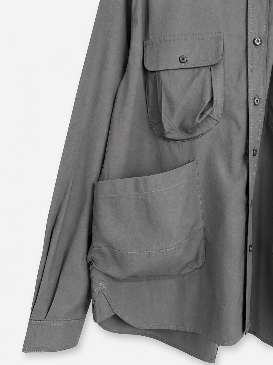 THE FIELD SHIRT - NOHARA SLATE GREY
