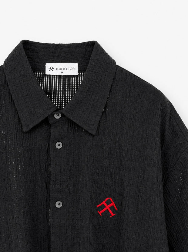 THE OPEN WEAVE SHIRT - 'KAZE'