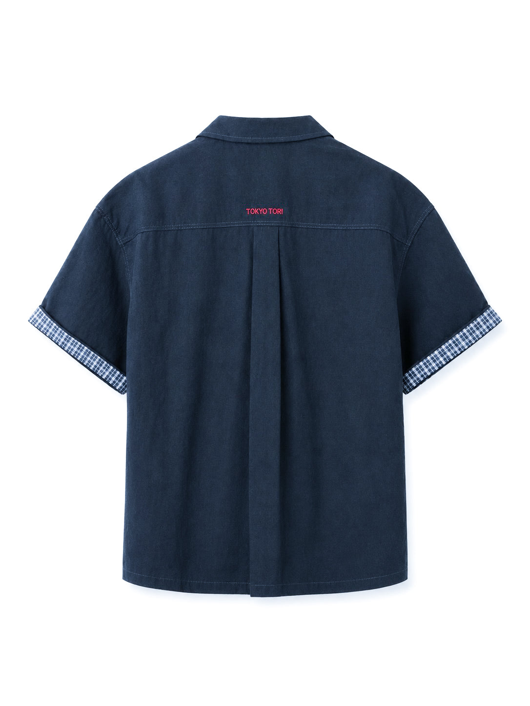 THE CAMP SHIRT — KIRI NAVY BLUE