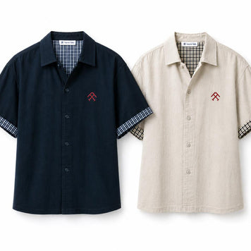 THE CAMP SHIRT — KIRI GREY