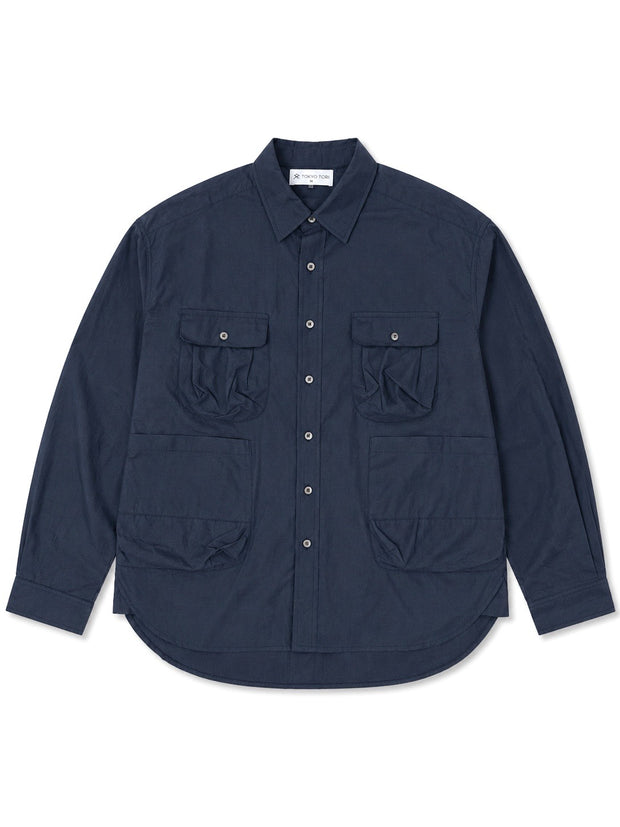 THE FIELD SHIRT - NOHARA NAVY