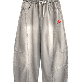THE WASHED PANT — KEMURI ASH GREY