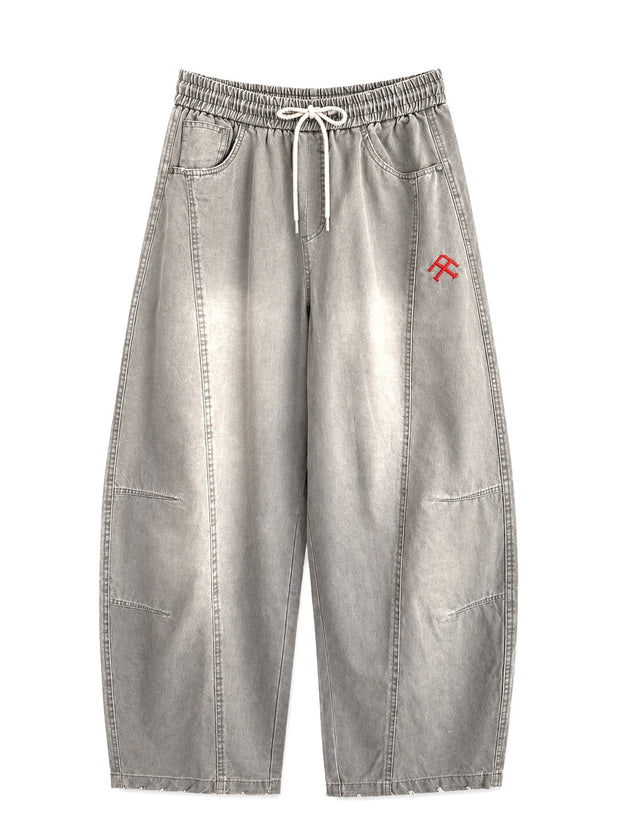 THE WASHED PANT — KEMURI ASH GREY