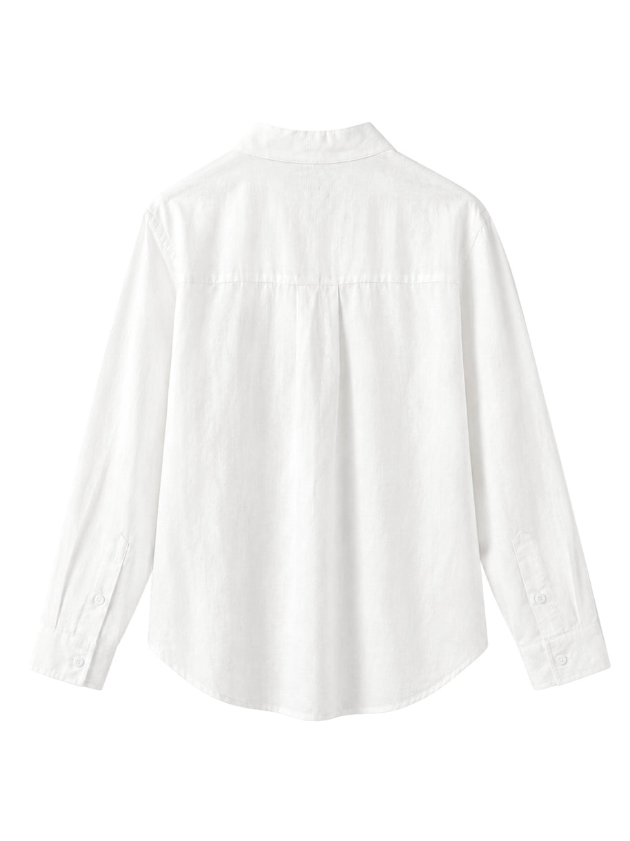 THE KIMONO SHIRT — MA · White