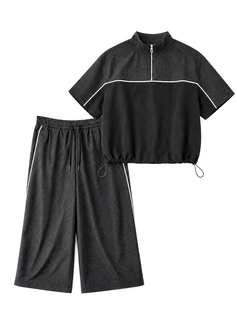 THE TRACK CO ORD TOP - KOSHI BLACK