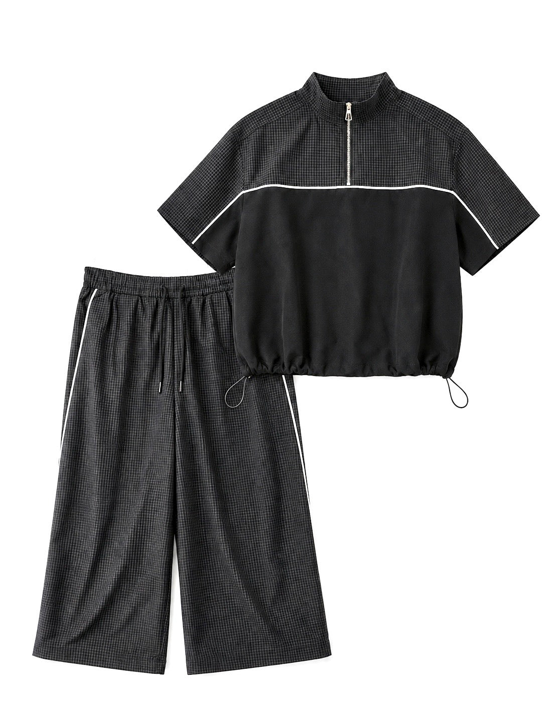 THE TRACK CO ORD TOP - KOSHI BLACK