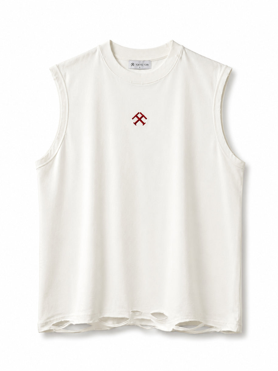 THE TONED TEE — HOSHI · White