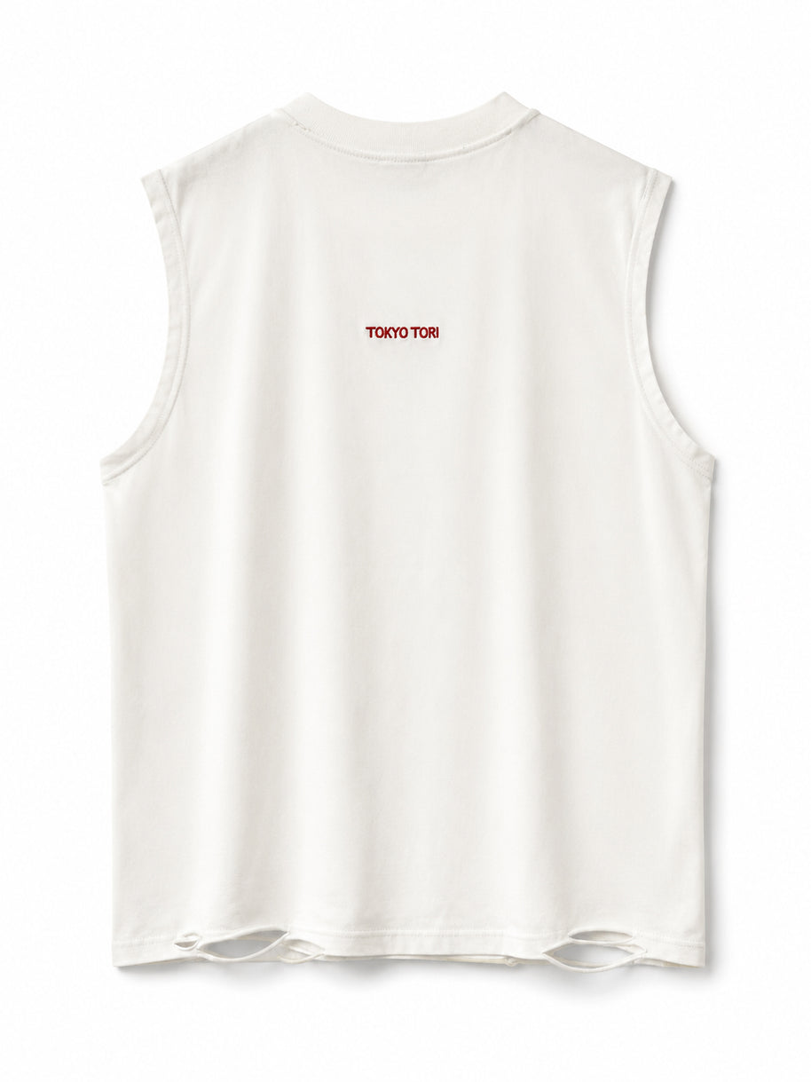 THE TONED TEE — HOSHI · White
