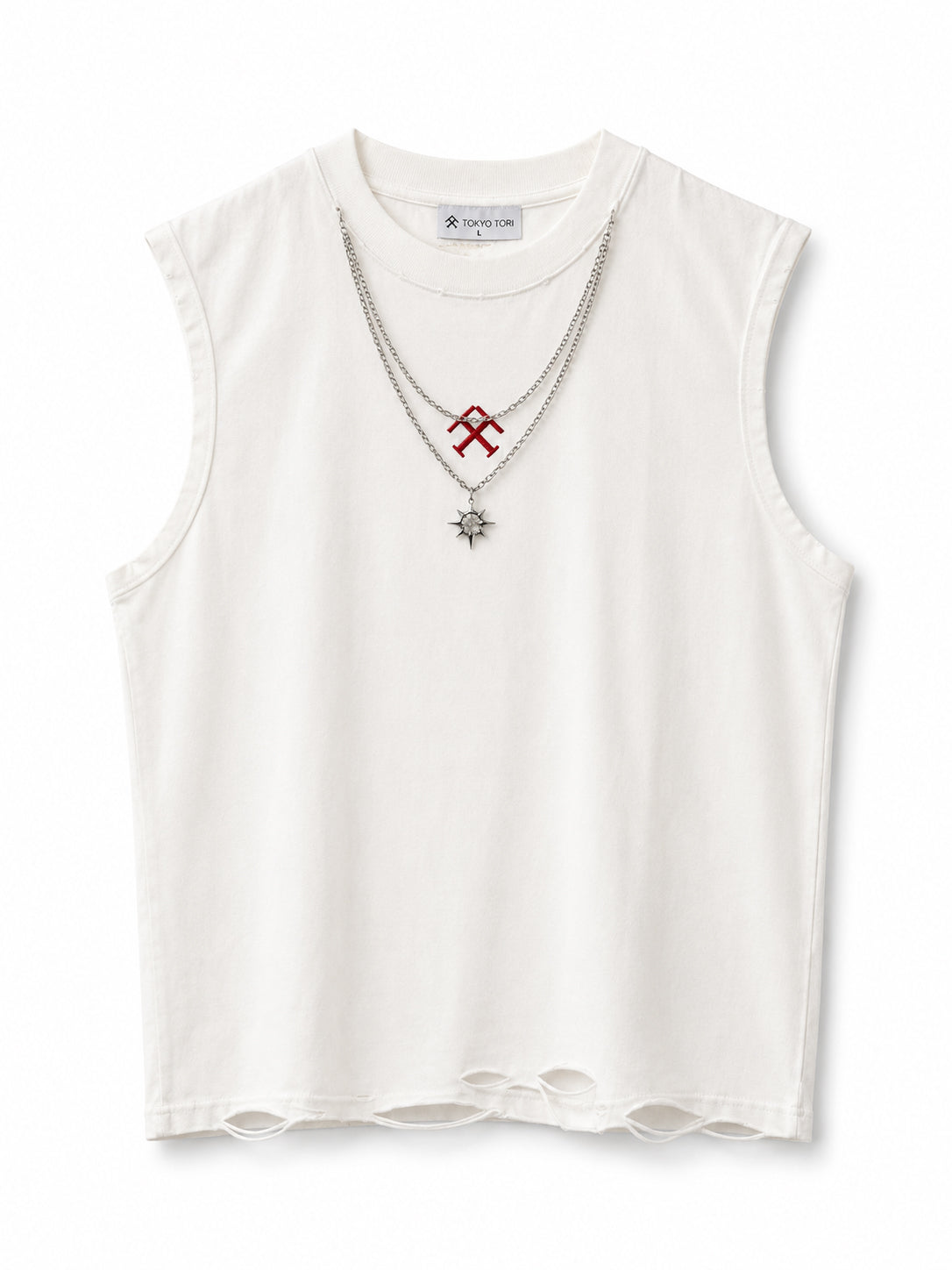 THE TONED TEE — HOSHI · White