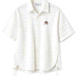 The Textured Pure White Colour Shirt