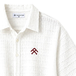 The Textured Pure White Colour Shirt