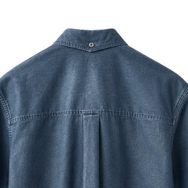 THE DENIM SHIRT — MORI · Blue