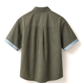 THE DENIM SHIRT — MORI · OLIVE