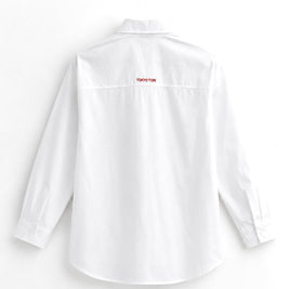 THE METAL BUTTON SHIRT — KANAGU · WHITE
