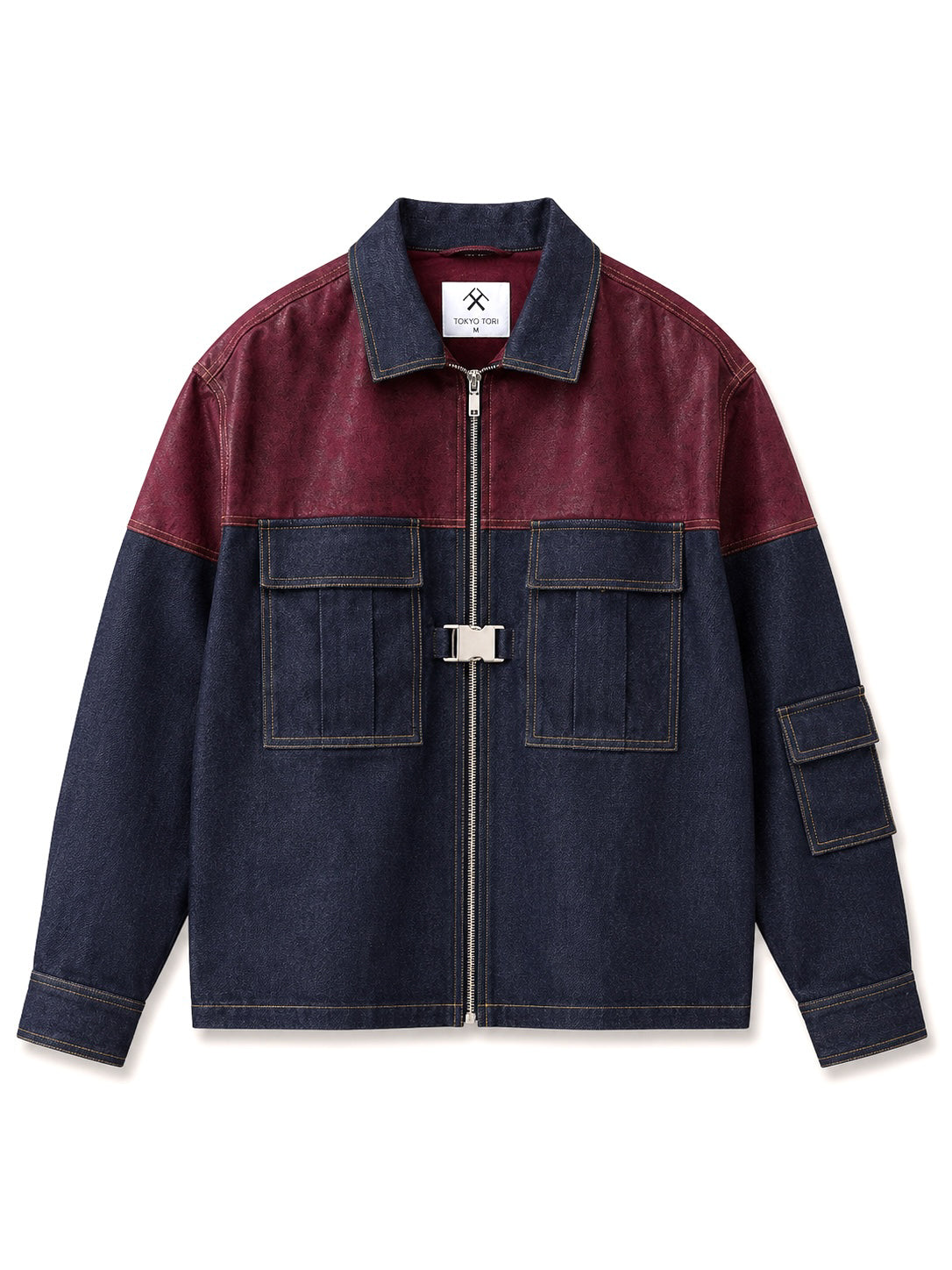 TWO TONED DENIM JACKET