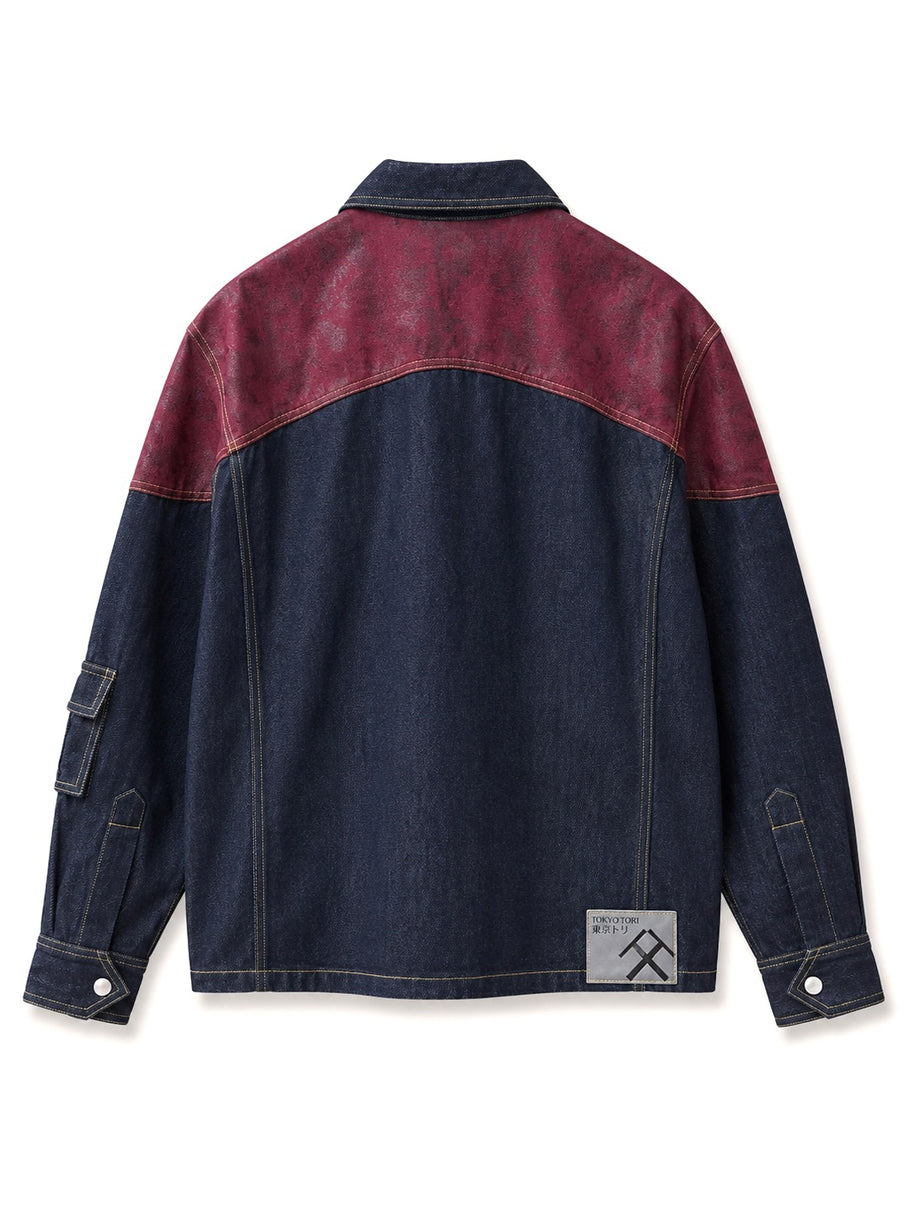 TWO TONED DENIM JACKET