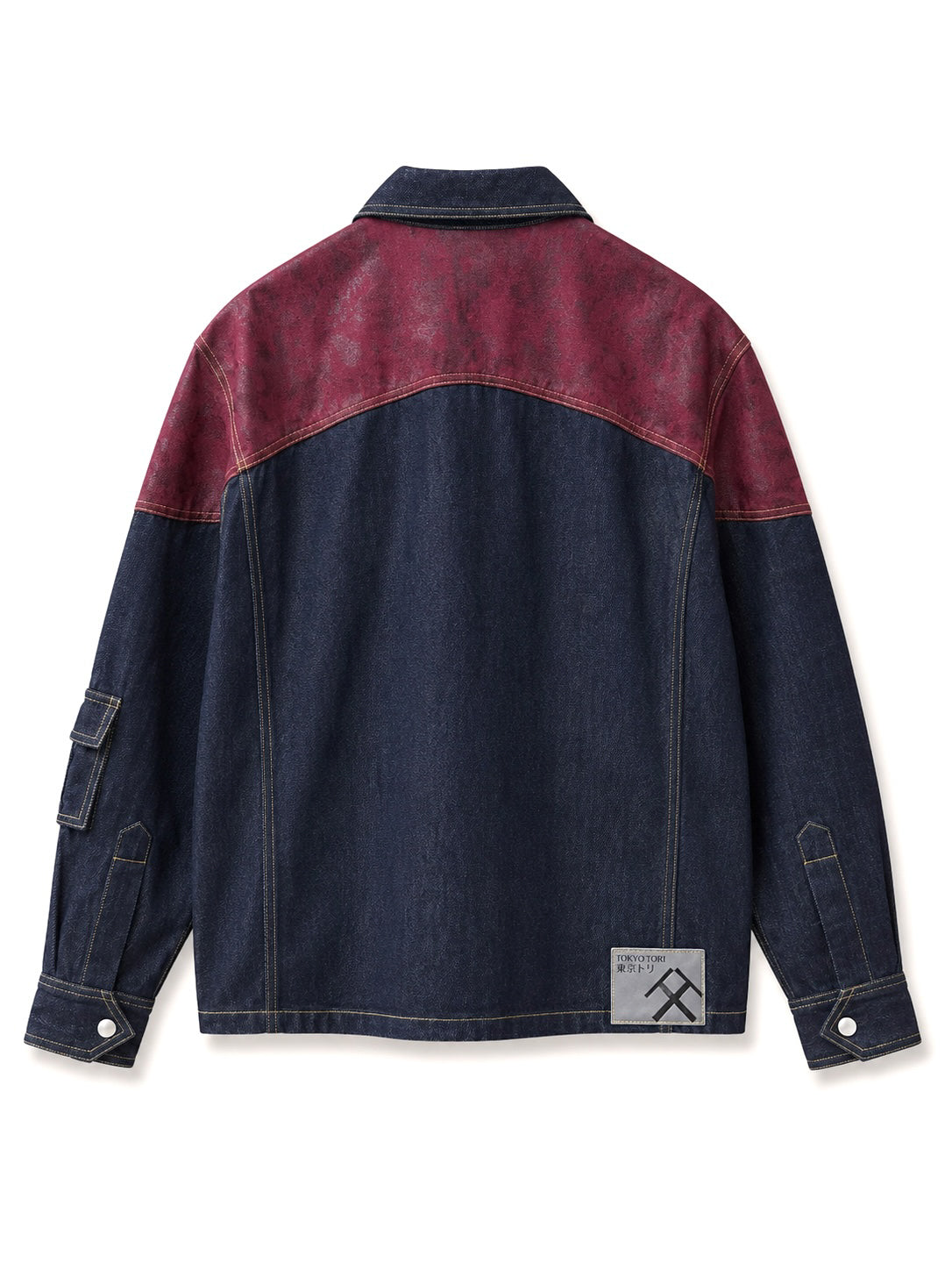 TWO TONED DENIM JACKET