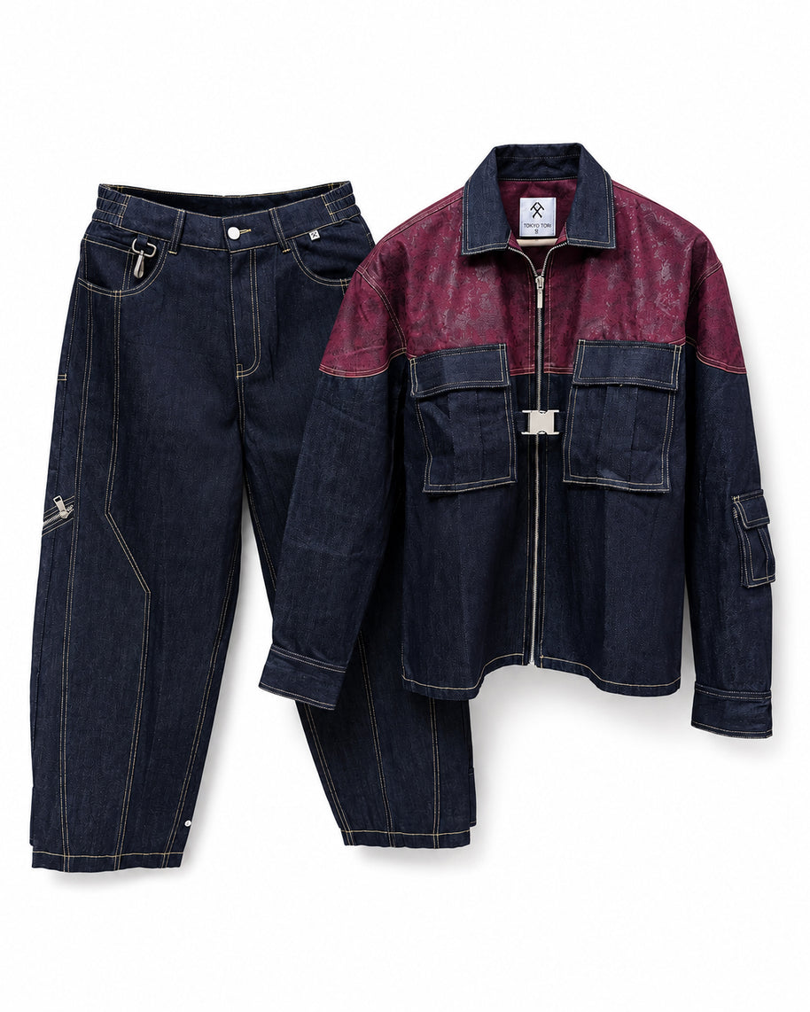 TWO TONED DENIM JACKET