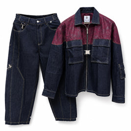 TWO TONED DENIM JACKET