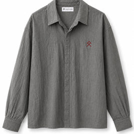 THE POPOVER SHIRT — SHIRO · Grey