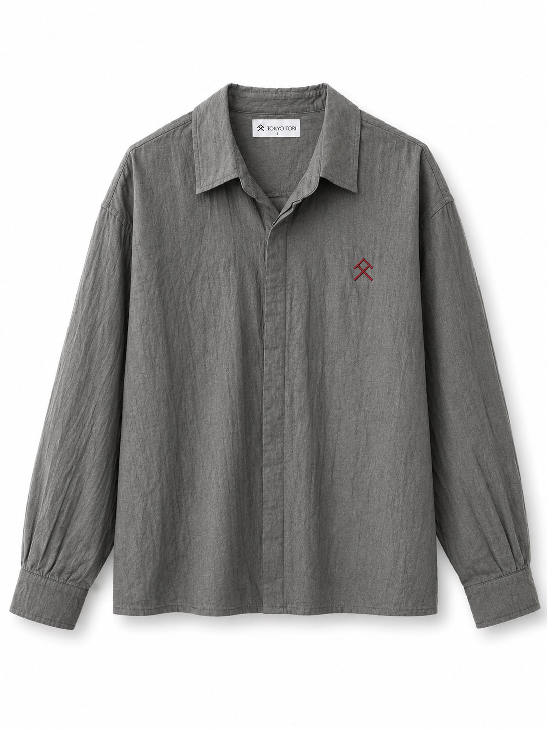 THE POPOVER SHIRT — SHIRO · Grey